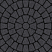 Тротуарная плитка "КЛАССИКО" - Б.2.КО.6 Стоунмикс Чёрный, комплект из 3 видов плит