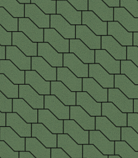 Тротуарные плиты "S-ФОРМА" - В.3.Ф.10 Стандарт Зеленый
