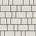 Тротуарные плиты "СТАРЫЙ ГОРОД" - Б.1.ФСМ.6 Стандарт Белый, комплект из 3 видов плит