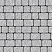 Тротуарная плитка "КЛАССИКО" - А.1.КО.4 Стоунмикс Бело-чёрный, комплект из 2 видов плит