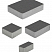 Тротуарная плитка "МЮНХЕН" - Б.2.ФСМ.6 Стандарт Серый, комплект из 4 видов плит