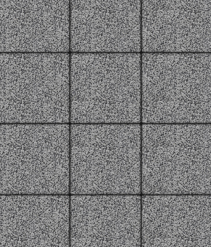 Тротуарная плитка "КВАДРАТ" - Б.1.К.6 Стоунмикс Серый с чёрным