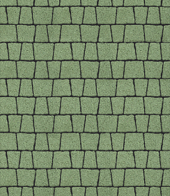 Тротуарные плиты "АНТИК" - Б.3.А.6 Стандарт Зеленый, комплект из 5 видов плит