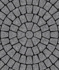 Тротуарная плитка "КЛАССИКО" - Б.2.КО.6 Стоунмикс Серый с чёрным, комплект из 3 видов плит