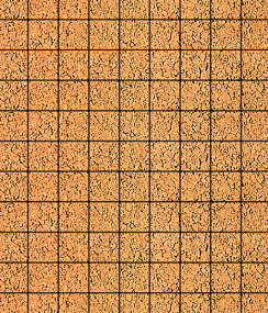 Тротуарные плиты "КВАДРАТ" - Б.3.К.6 Листопад гладкий Сахара