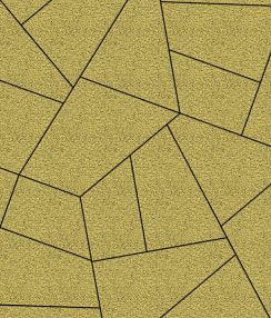 Тротуарные плиты "ОРИГАМИ" - Б.4.ФСМ.8 Гранит Жёлтый, комплект из 6 видов плит