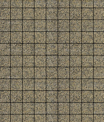 Тротуарные плиты "КВАДРАТ" - Б.3.К.6 Гранит Жёлтый с чёрный