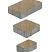 Тротуарные плиты "СТАРЫЙ ГОРОД" - Б.1.ФСМ.8 Искусственный камень Степняк, комплект из 3 видов плит