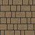 Тротуарные плиты "СТАРЫЙ ГОРОД" - Б.1.ФСМ.6 Гранит Жёлтый с чёрным, комплект из 3 видов плит