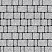 Тротуарная плитка "КЛАССИКО" - Б.1.КО.6 Стоунмикс Бело-чёрный, комплект из 3 видов плит