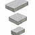 Тротуарная плитка "СТАРЫЙ ГОРОД" - А.1.ФСМ.4 Cтандарт Белый, комплект из 3 видов плит