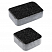 Тротуарная плитка "КЛАССИКО" - А.1.КО.4 Стоунмикс Чёрный, комплект из 2 видов плит