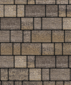 Тротуарные плиты "СТАРЫЙ ГОРОД" - Б.1.ФСМ.8 Искусственный камень Доломит, комплект из 3 видов плит