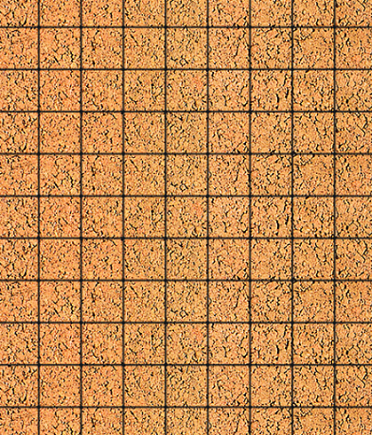 Тротуарные плиты "КВАДРАТ" - Б.3.К.6 Листопад гладкий Сахара