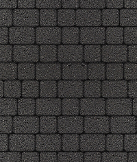 Тротуарные плиты "КЛАССИКО" - А.1.КО.4 Гранит Чёрный, комплект из 2 видов плит